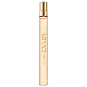 Prada Candy Eau de Parfum Travel Spray 0.34 oz/10 mL Warm & Spicy White Musks, Benzoin, Caramel Accord
