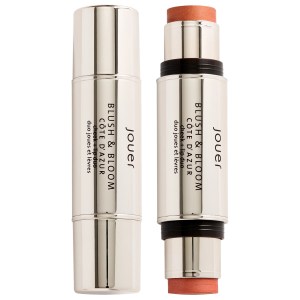 Jouer Cosmetics Blush & Bloom Cheek + Lip Duo- French Riviera, Color: Côte d’Azur - Coquille: Sheer Nude Shimmer / Parasol: Sheer Rose Shimmer Limited Edition