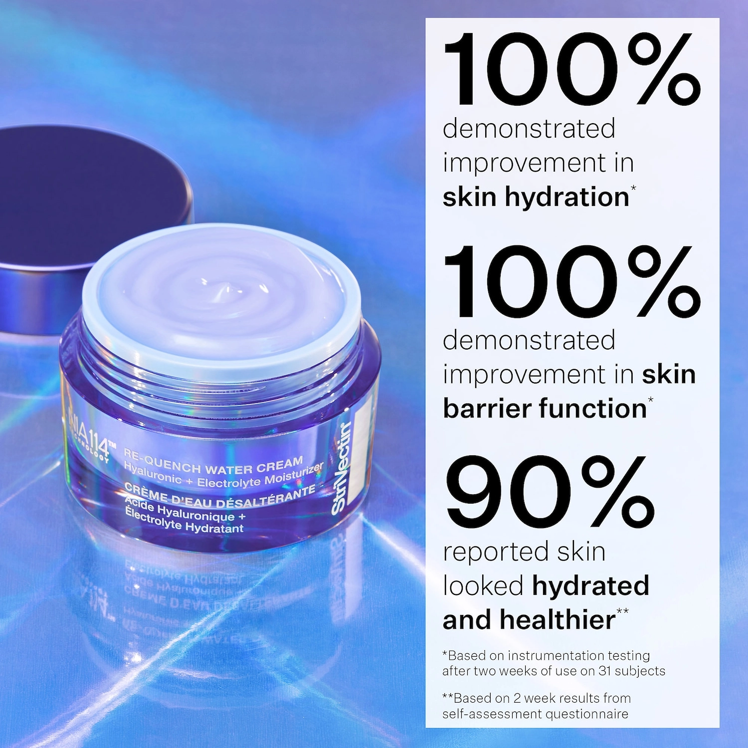 StriVectin Re-Quench Water Cream Hyaluronic + Electrolyte Face Moisturizer 1.7 oz/50 mL - Image 3