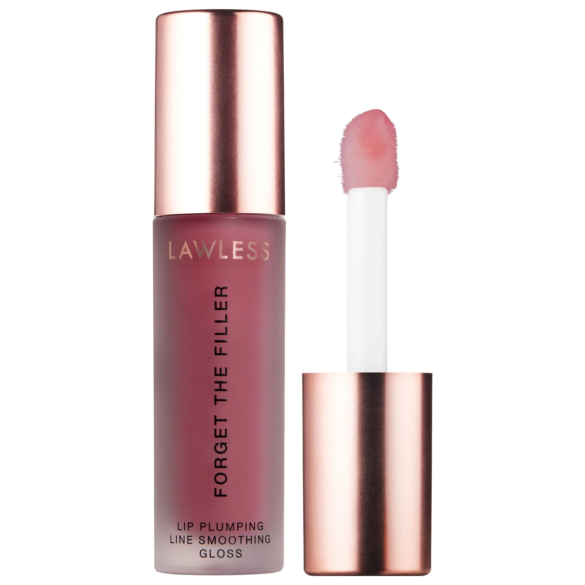 LAWLESS Forget The Filler Lip Plumper Line Smoothing Gloss - Velvet