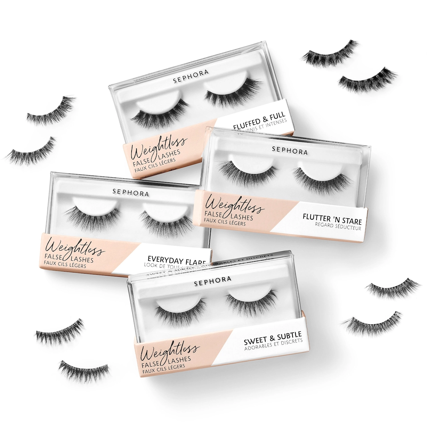SEPHORA COLLECTION Weightless False Eyelashes Color: Fluffed & Full - Image 7