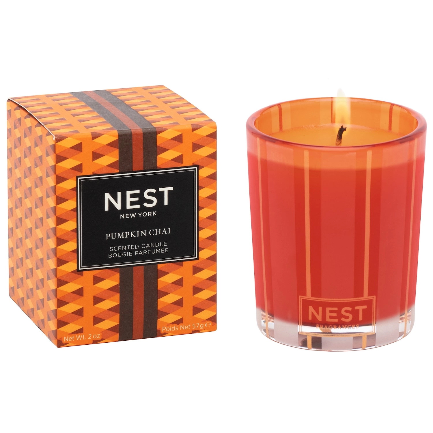 NEST New York Pumpkin Chai Candle 2 oz/70g Limited Edition Vegan Warm & Spicy Scent - Image 3