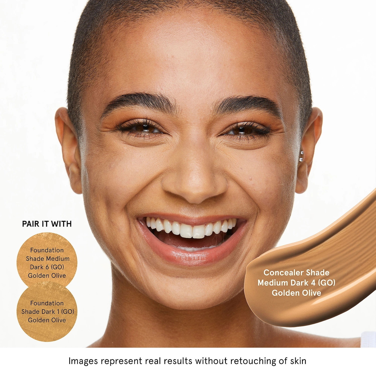 ONE/SIZE by Patrick Starrr Turn Up the Base Butter Silk Concealer Color: Medium Dark 4 (GO) - Image 6