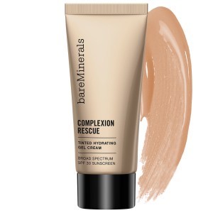 bareMinerals Mini COMPLEXION RESCUE™ Tinted Hydrating Gel Cream SPF 30 Color: Desert 6.5 - Tan Neutral with Peach Hue