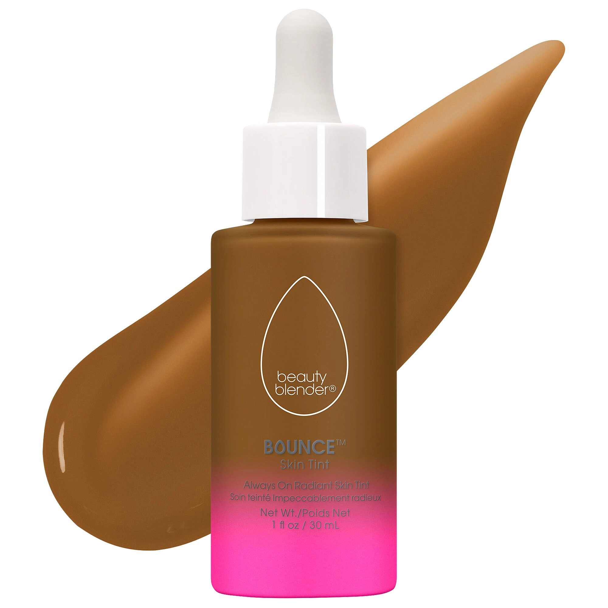 beautyblender 12-Hour Always on Radiant Skin Tint with Hyaluronic Acid & Niacinamide - Deep 3