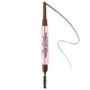 Too Faced Pomade In A Pencil Eyebrow Shaper & Filler - Dark Brown, Vegan, Waterproof