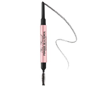 Too Faced Pomade In A Pencil Eyebrow Shaper & Filler - Soft Black, Vegan, Waterproof