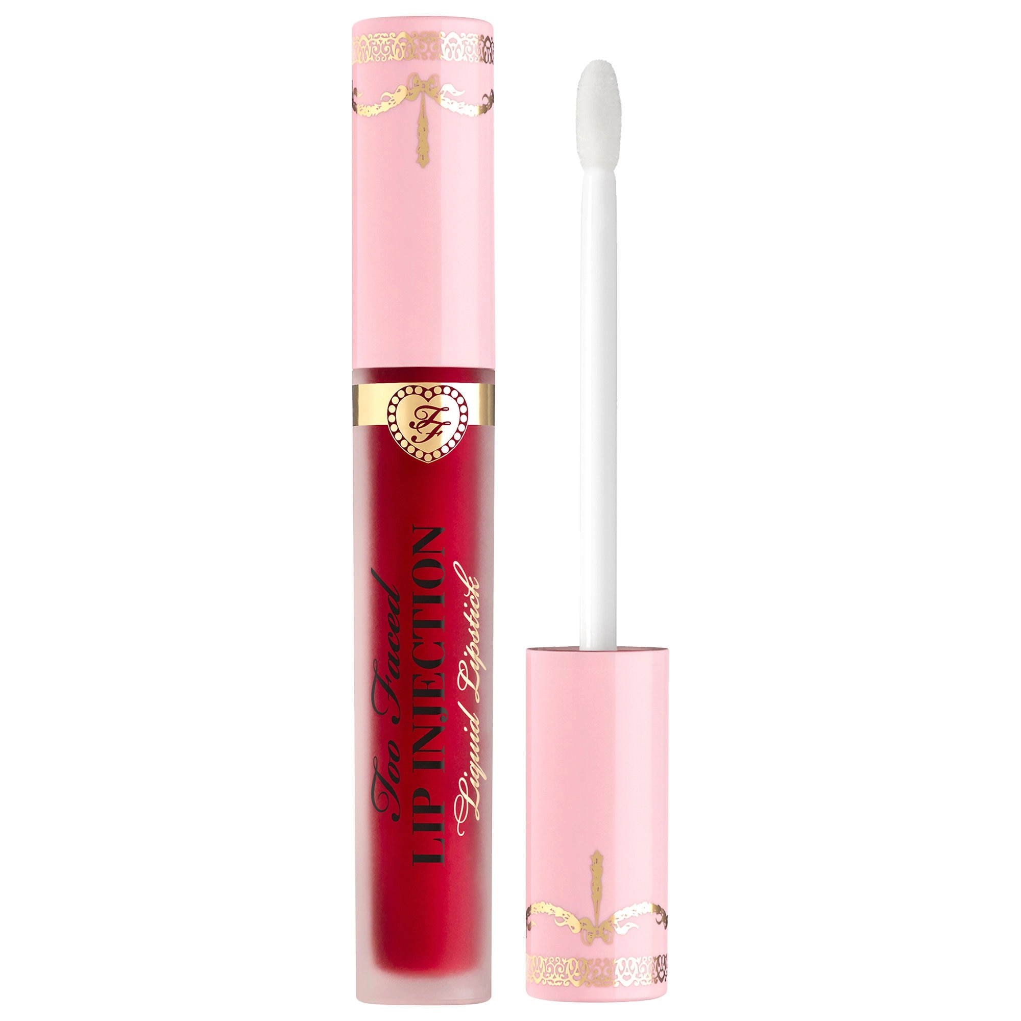 Too Faced Lip Injection Power Plumping Cream Liquid Lipstick - Infatuated, Vivid Warm Red