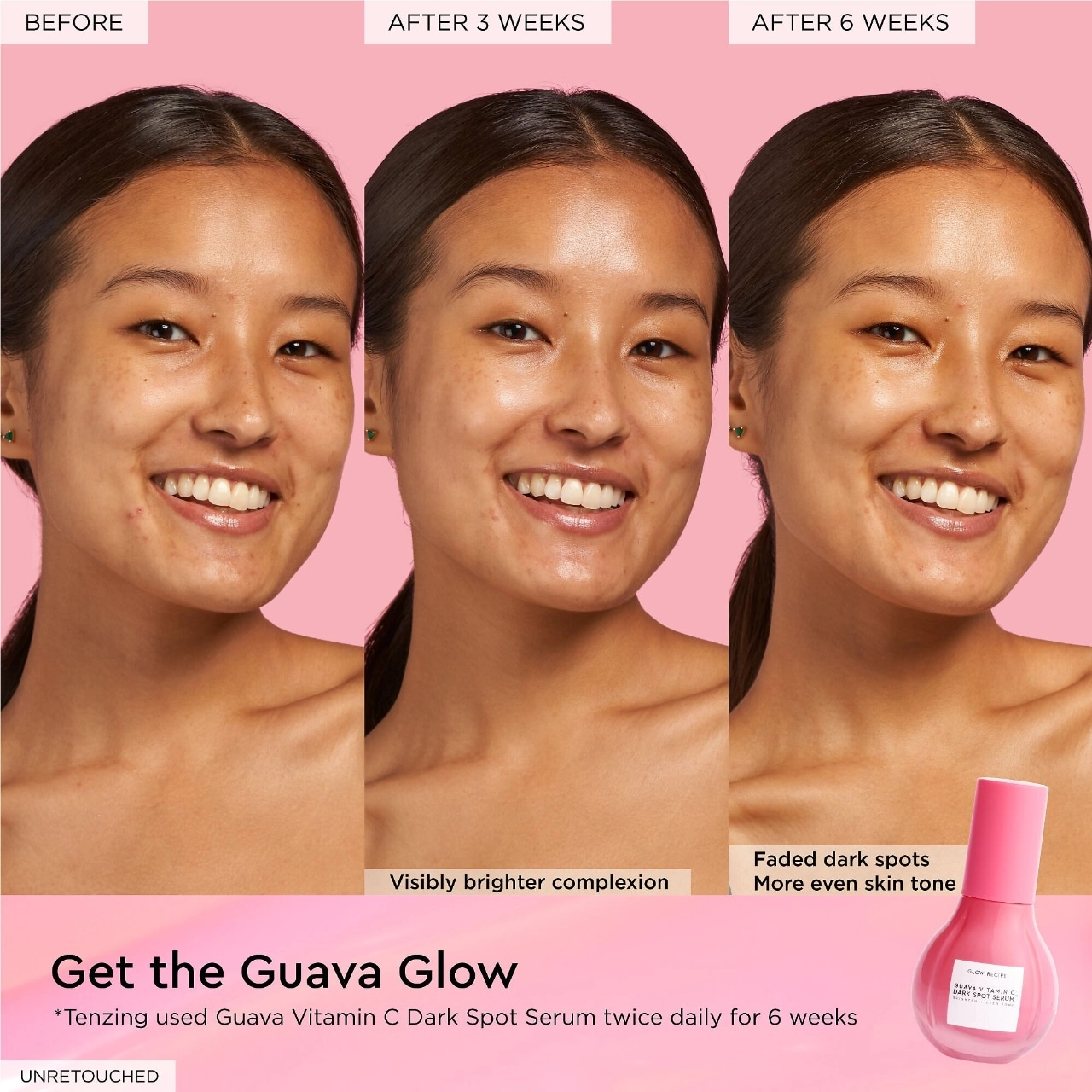 Glow Recipe Guava Vitamin C Dark Spot Brightening Treatment Serum - 1 oz/30 mL - Image 3