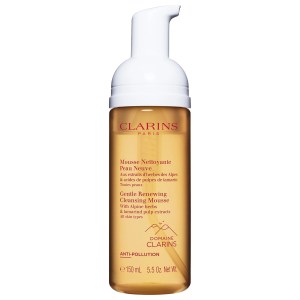 Clarins Gentle Renewing Cleansing Mousse 5.5 oz/150 mL - AHA/Glycolic Acid - Uneven Texture - Pores