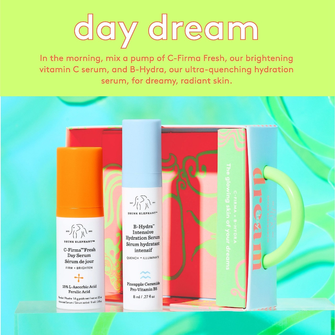 Drunk Elephant Day Dream Vitamin C + Hydration Serum Duo 2.0 - Image 2