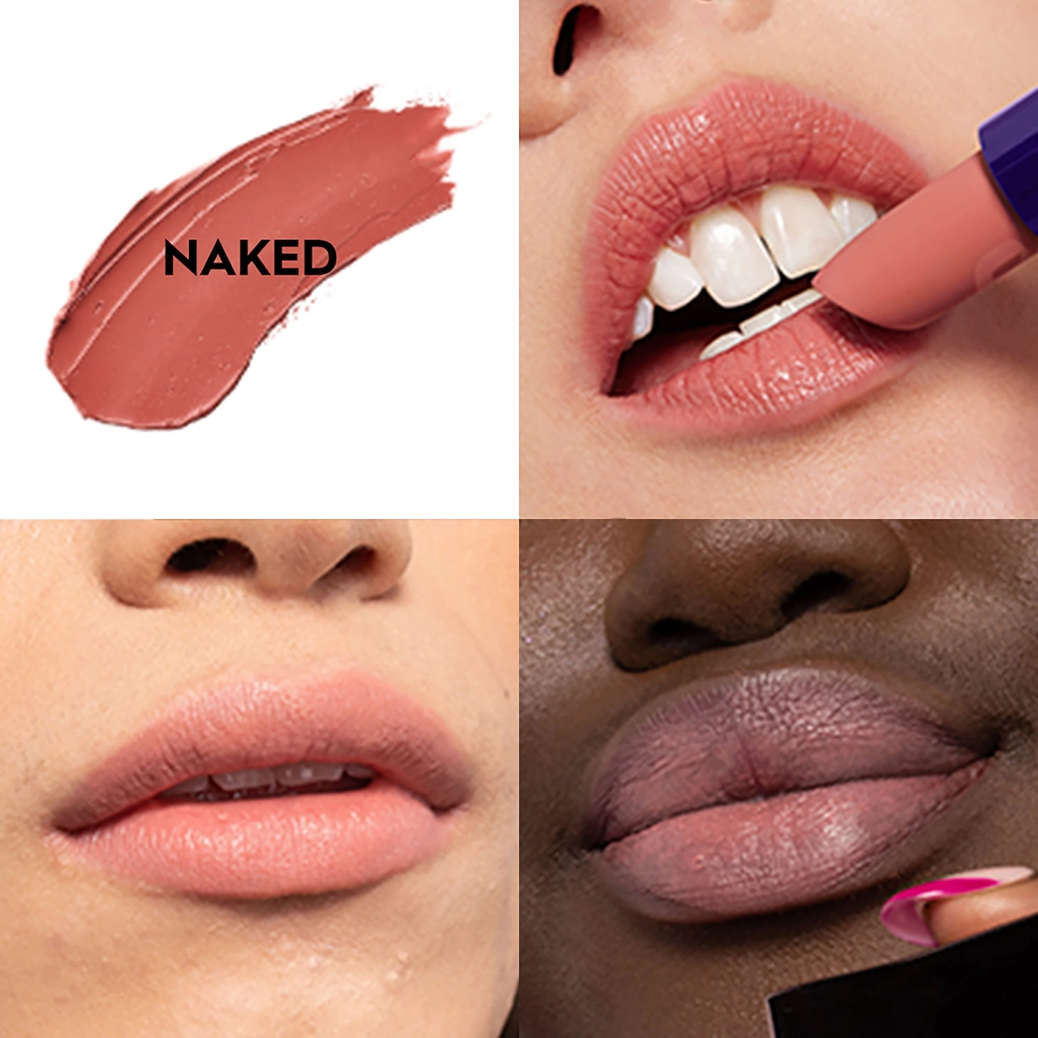 Urban Decay Vice Hydrating Lipstick Color: Naked - Rose Nude Vegan - Image 2