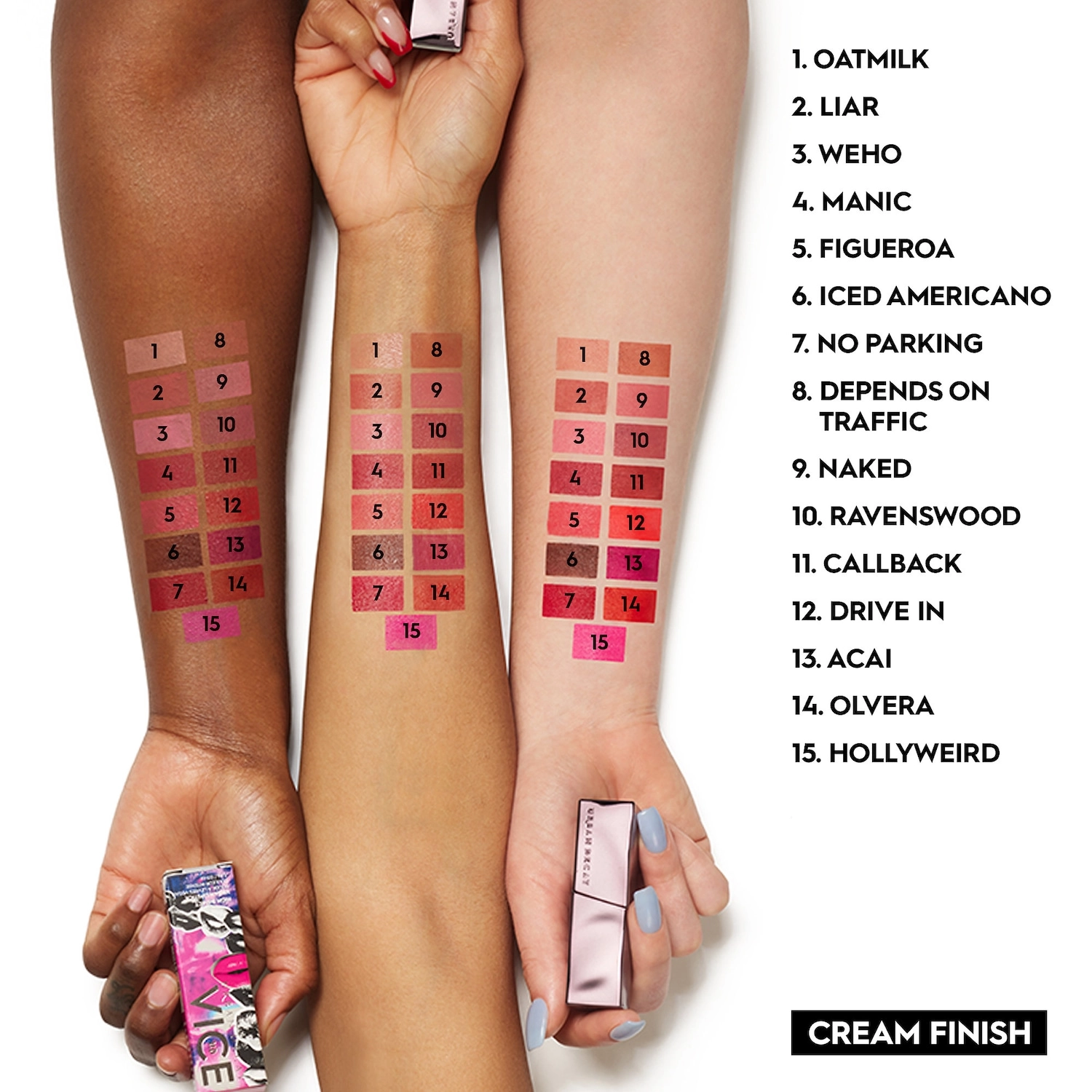 Urban Decay Vice Hydrating Lipstick Color: Naked - Rose Nude Vegan - Image 4