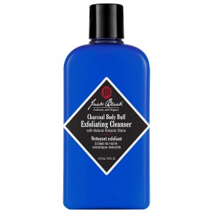 Jack Black Charcoal Body Buff Exfoliating Cleanser 16 oz/473 mL Hydrating Fresh Scent
