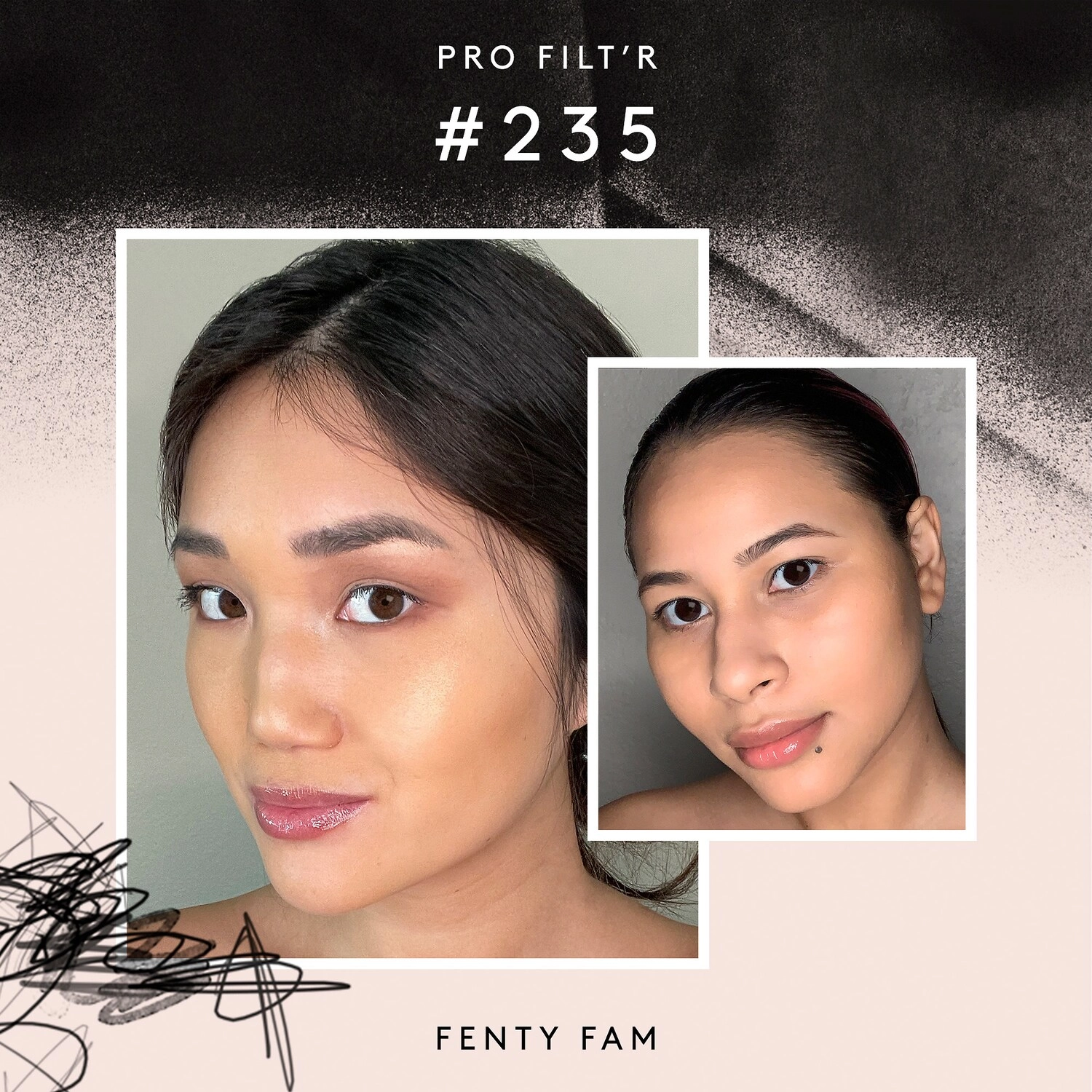 Fenty Beauty by Rihanna Mini Pro Filt'r Soft Matte Foundation 235 - Light Medium with Warm Golden Undertones Limited Edition Vegan - Image 8