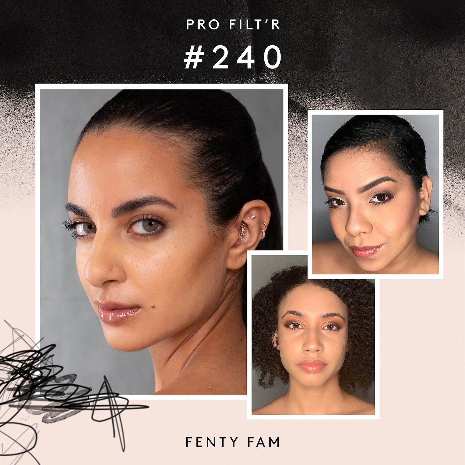 Fenty Beauty Pro Filt’r Soft Matte Longwear Liquid Foundation 240 - Light Medium with Warm Golden Undertones Limited Edition - Image 2