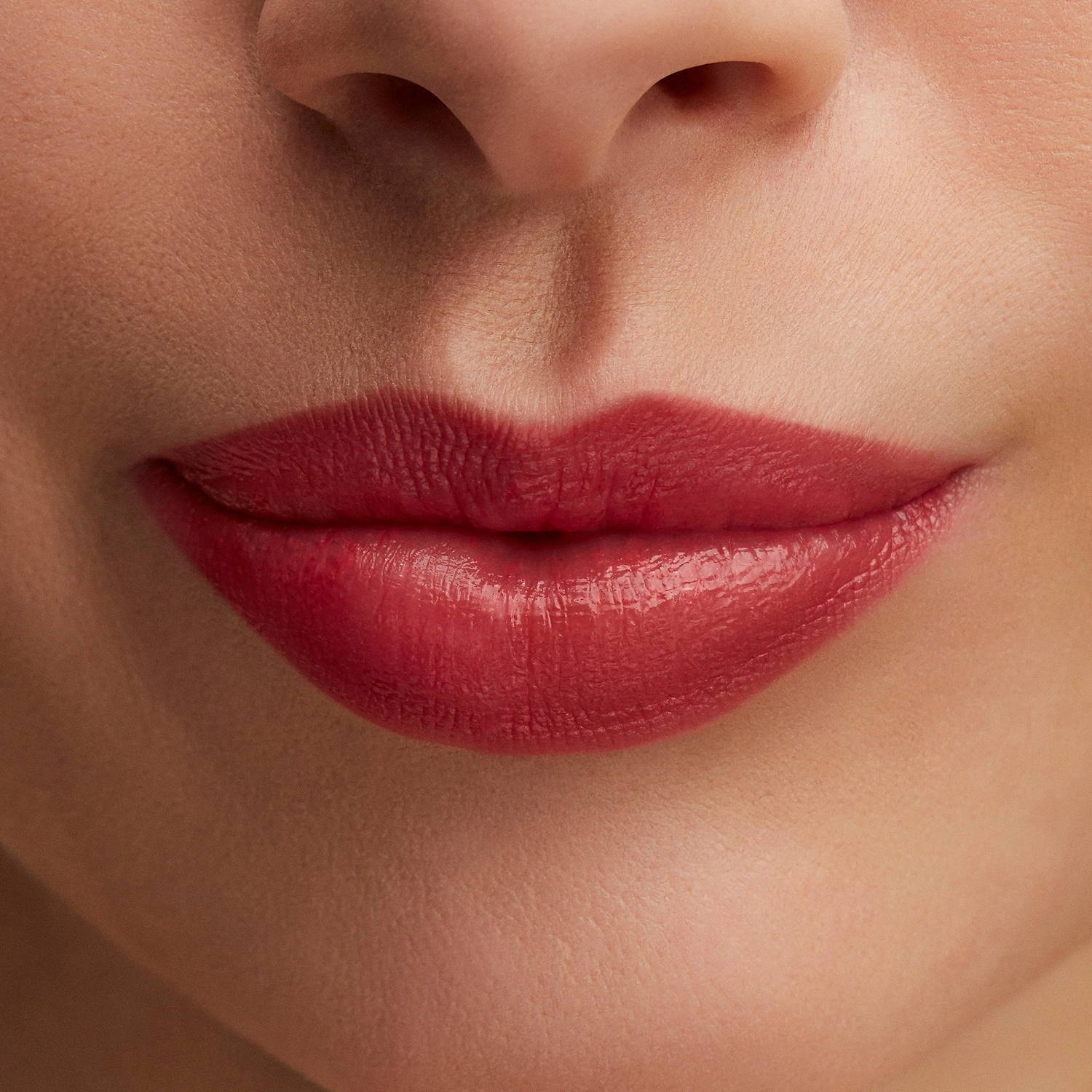 MAC Cosmetics Lustreglass Lipstick in See Sheer - Grapefruit Pink - Image 8