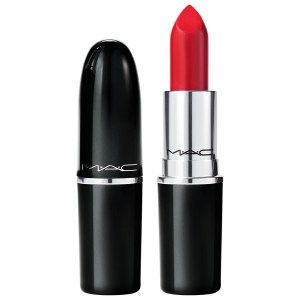 MAC Cosmetics Lustreglass Lipstick in Cockney - Yellow Red with Multidimensional Pearl