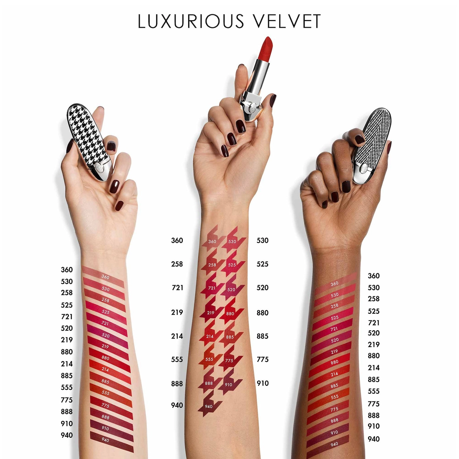 GUERLAIN Rouge G Refillable Lipstick 888 - Burgundy Red Matte - Image 5