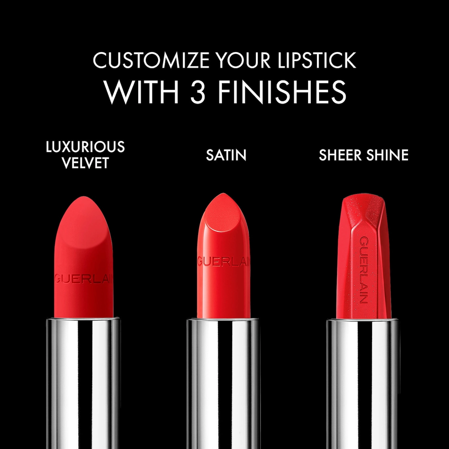 GUERLAIN Rouge G Refillable Lipstick 888 - Burgundy Red Matte - Image 4
