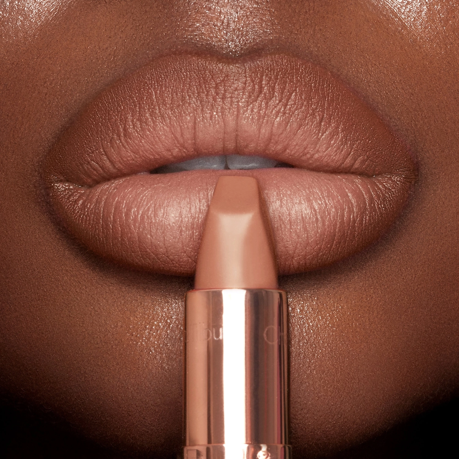 Charlotte Tilbury Matte Revolution Lipstick - Super Nudes Collection Color: Cover Star - Nude Muted Apricot - Image 9