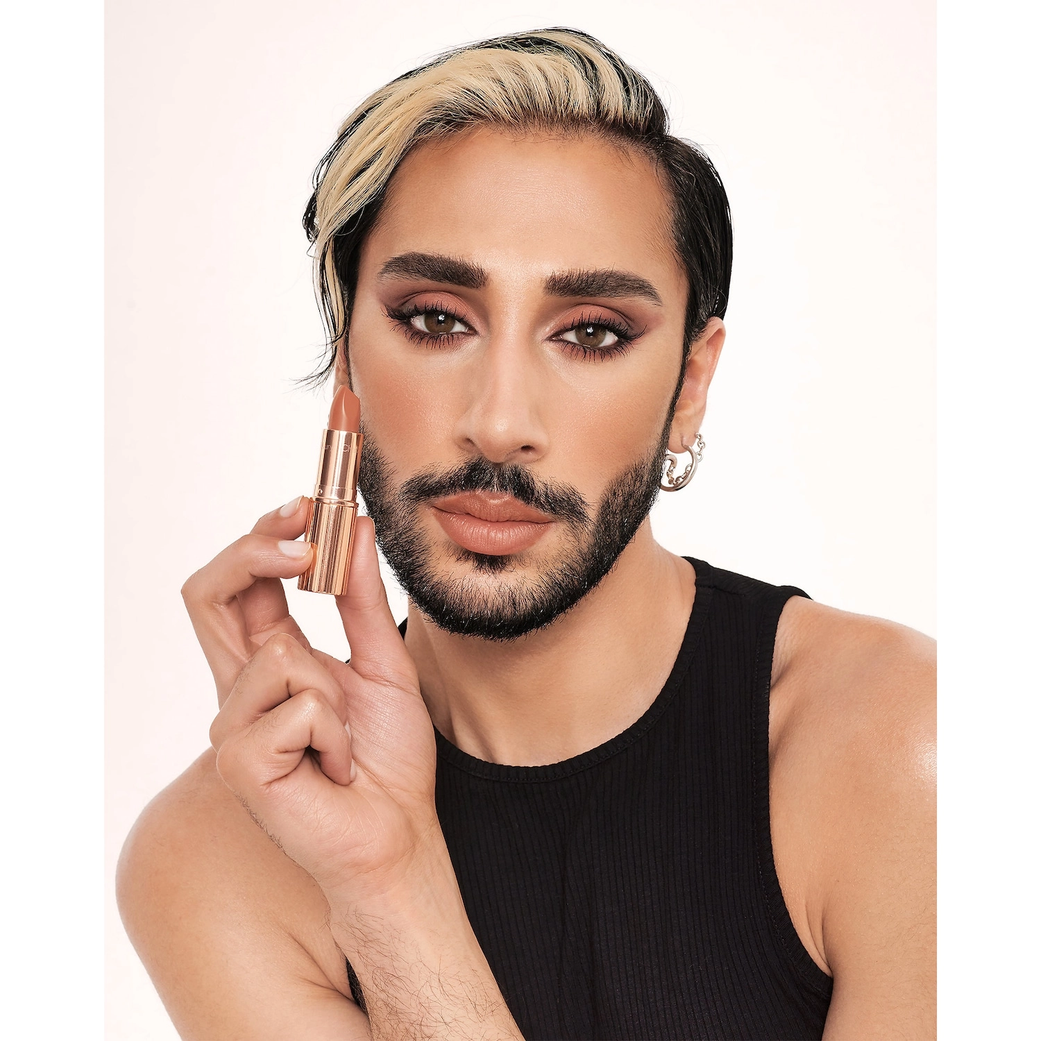 Charlotte Tilbury Matte Revolution Lipstick - Super Nudes Collection Color: Cover Star - Nude Muted Apricot - Image 12