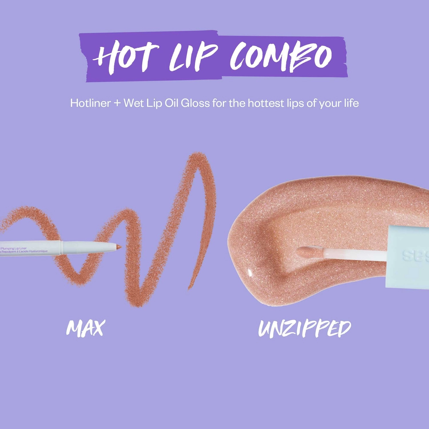 Kosas Wet Lip Oil Plumping Treatment Gloss - Undressed Collection Color: Unzipped - milky pink champagne - Image 11