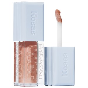 Kosas Wet Lip Oil Plumping Treatment Gloss - Undressed Collection Color: Unzipped - milky pink champagne
