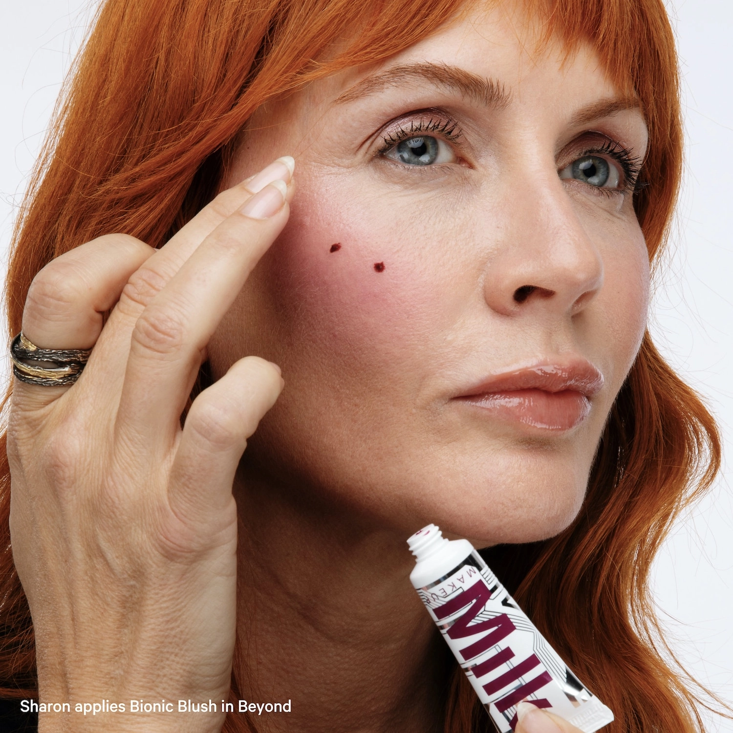 MILK MAKEUP Bionic Liquid Blush with Hyaluronic Acid - Color: Beyond Plumberry - Image 3