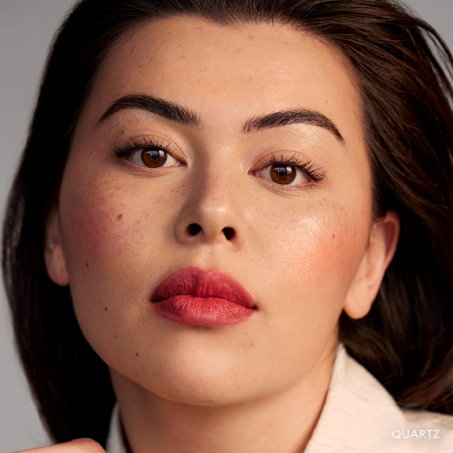 ROSE INC Lip Sculpt Clean Moisturizing Pigmented Lipstick Color: Quartz - Rose - Image 3