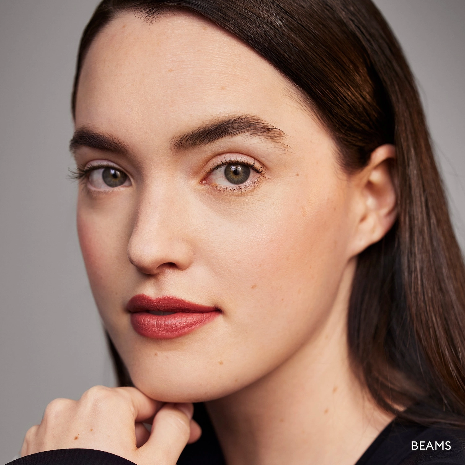 ROSE INC Lip Sculpt Clean Moisturizing Pigmented Lipstick Color: Beams - Plum - Image 4