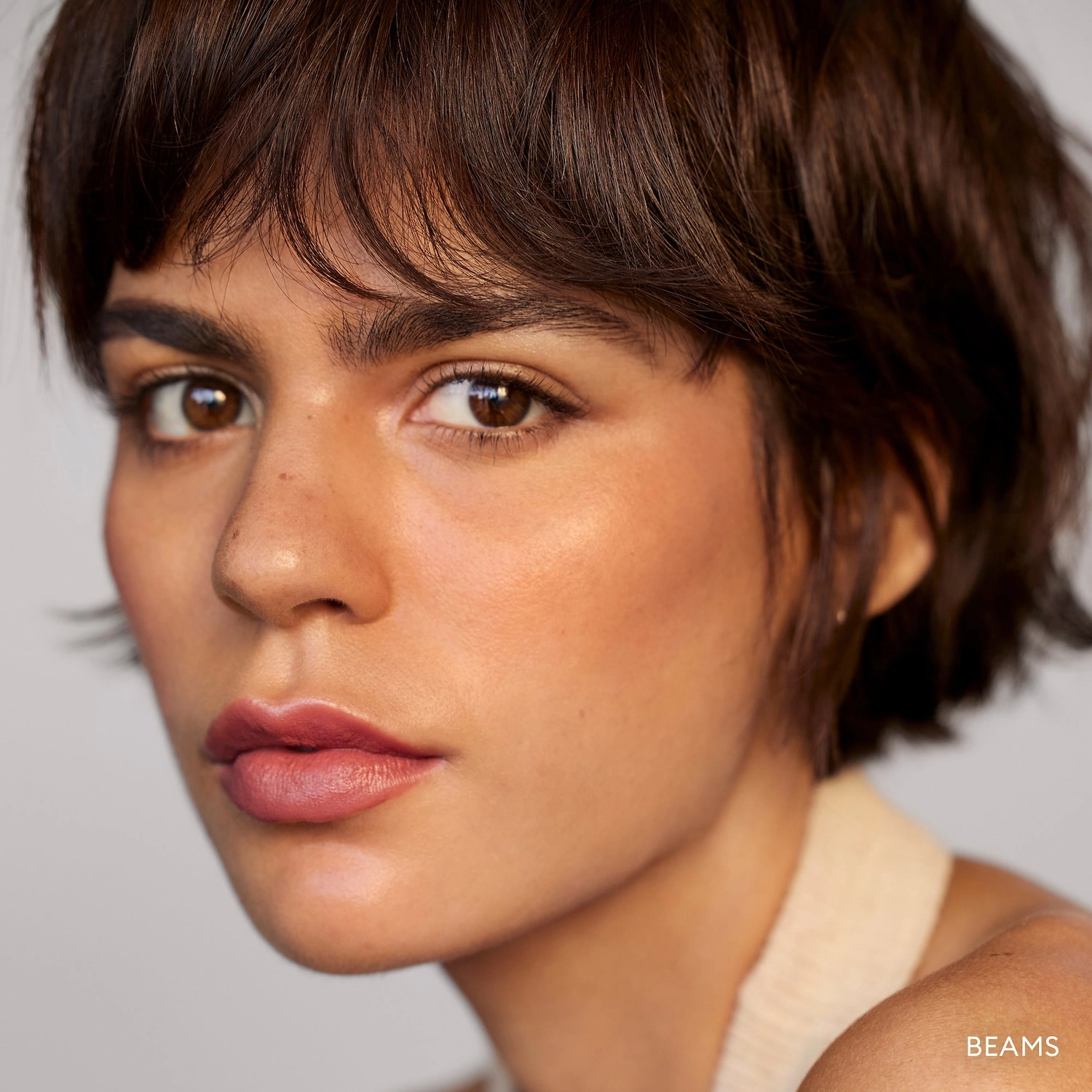 ROSE INC Lip Sculpt Clean Moisturizing Pigmented Lipstick Color: Beams - Plum - Image 5