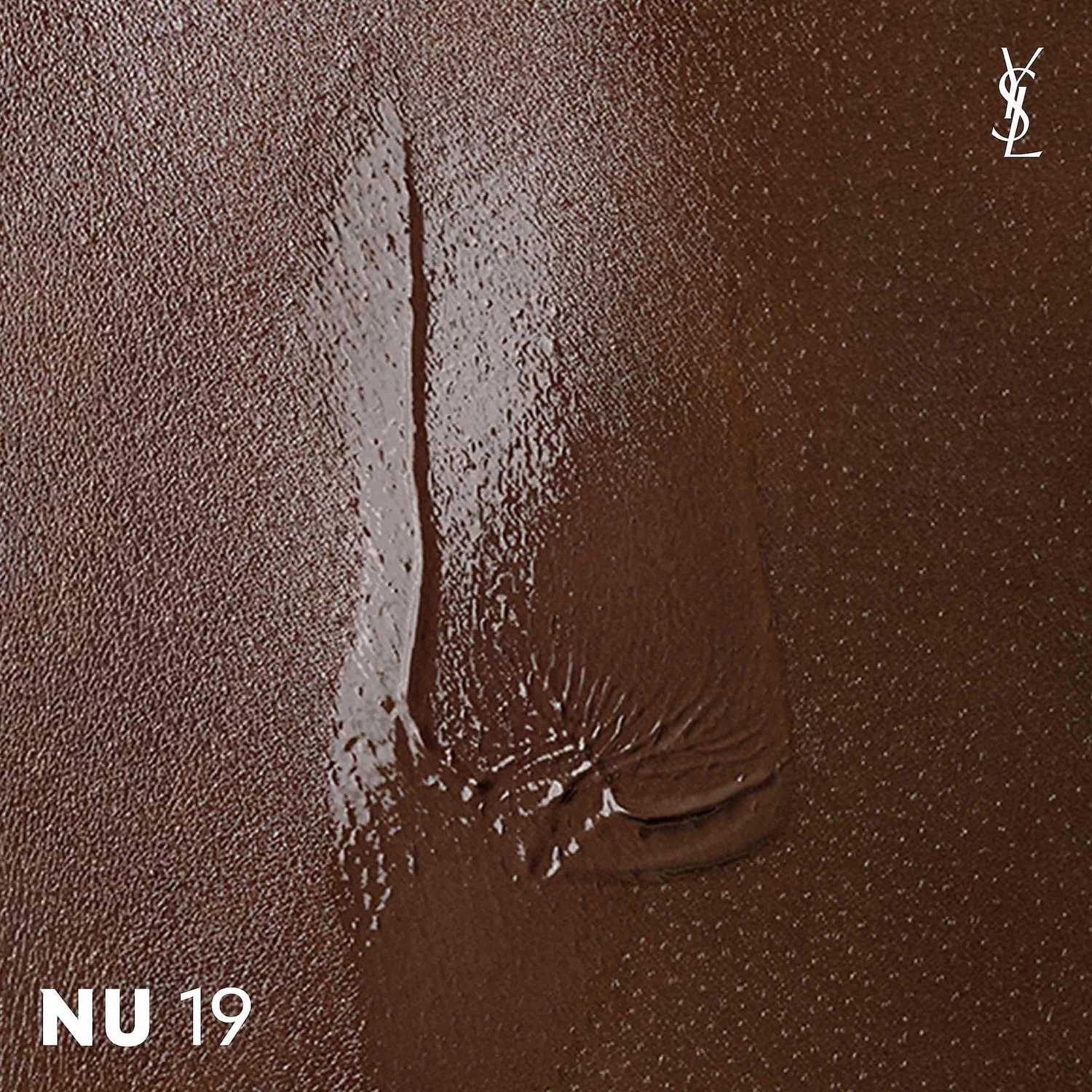 Yves Saint Laurent NU BARE LOOK TINT Hydrating Skin Tint Foundation with Hyaluronic Acid Color: 19 - Deep with Neutral Undertones - Image 8