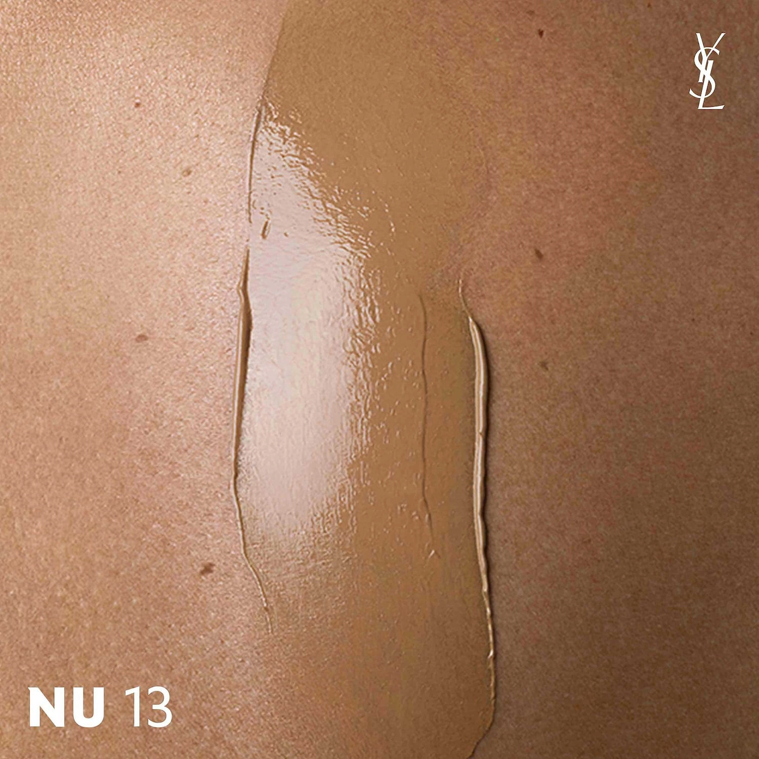 Yves Saint Laurent NU BARE LOOK TINT Hydrating Skin Tint Foundation with Hyaluronic Acid - 13 Medium Neutral - Image 8