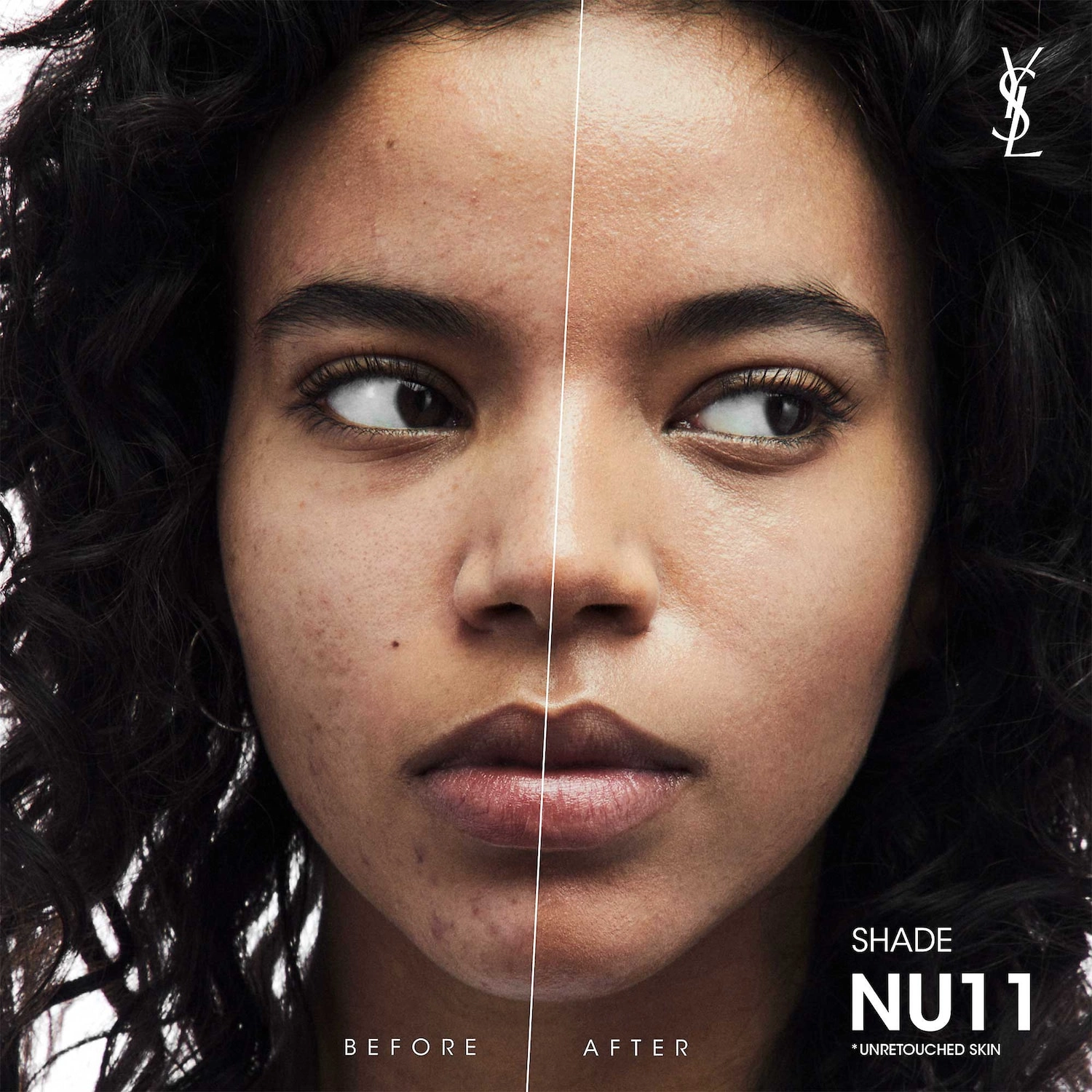 Yves Saint Laurent NU BARE LOOK TINT Hydrating Skin Tint Foundation with Hyaluronic Acid - 11 Medium Cool Undertones - Image 3