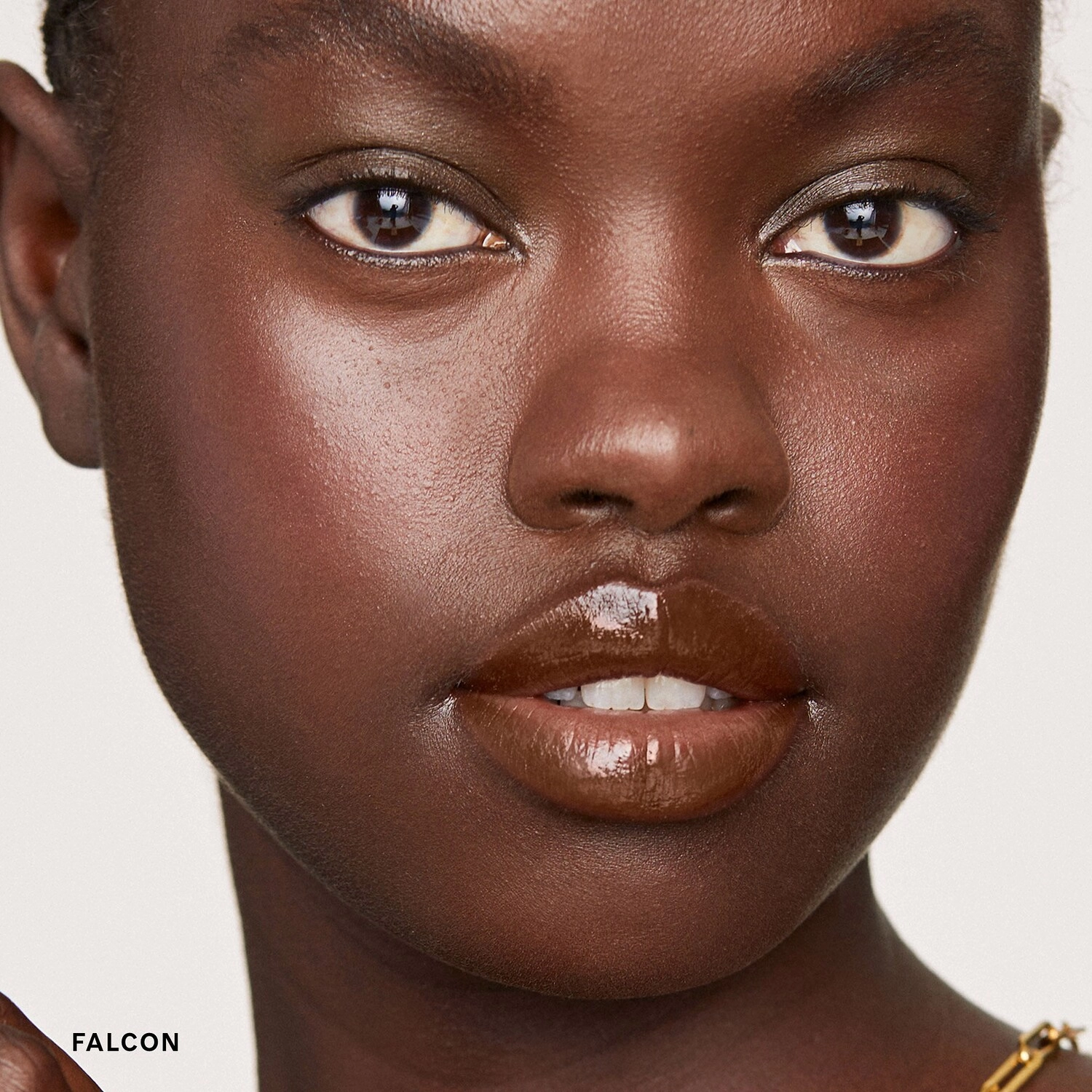 MERIT Shade Slick Classics Tinted Lip Oil - Falcon- deep brown - Image 6