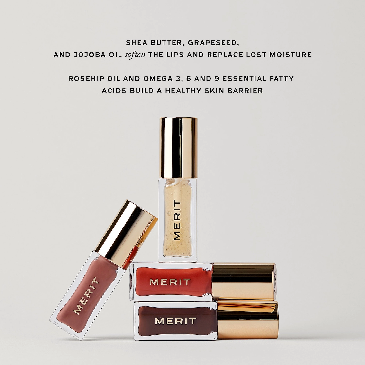 MERIT Shade Slick Classics Tinted Lip Oil - Falcon- deep brown - Image 8