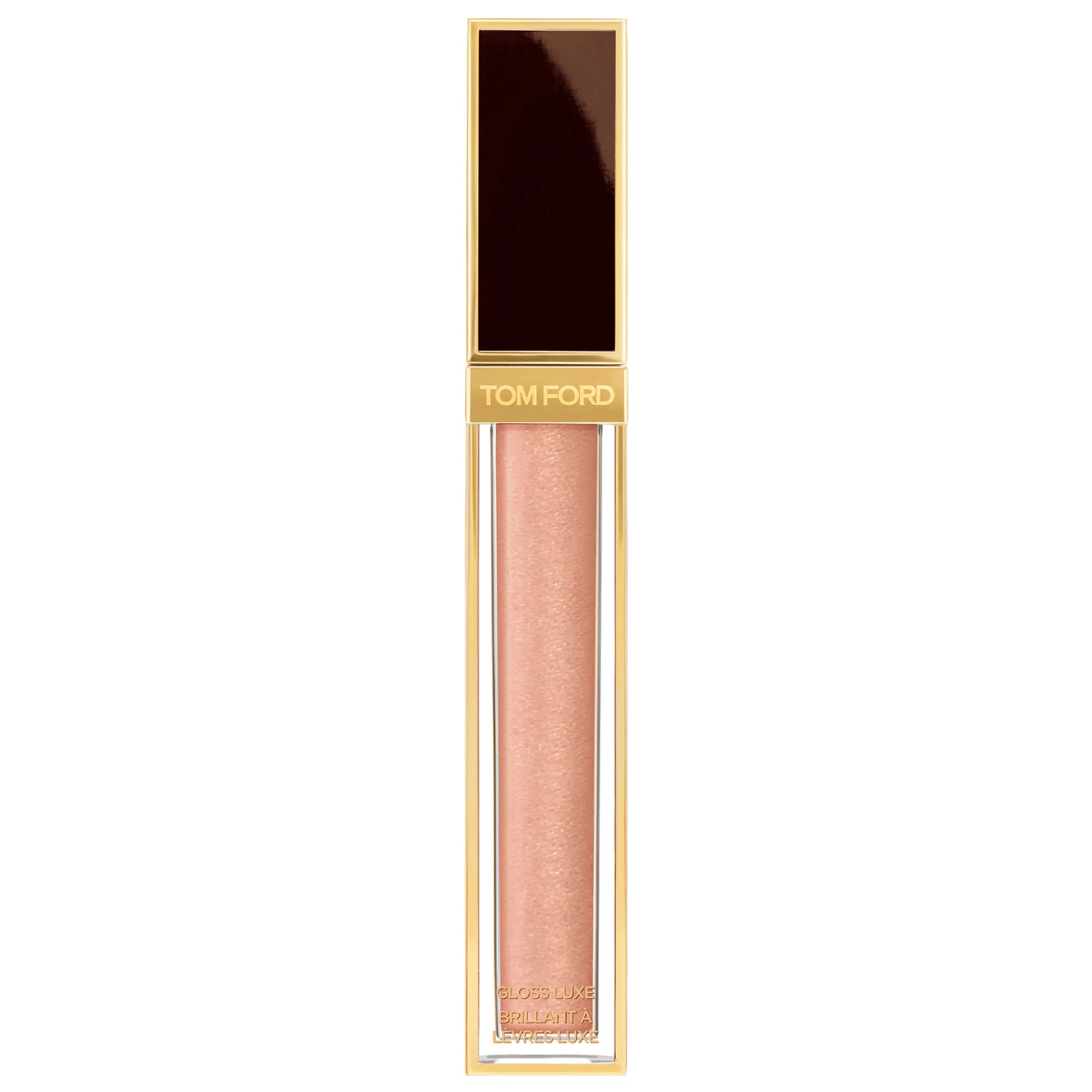 TOM FORD Gloss Luxe Lip Gloss Color: 21 In The Buff - Nude with Gold Pearl