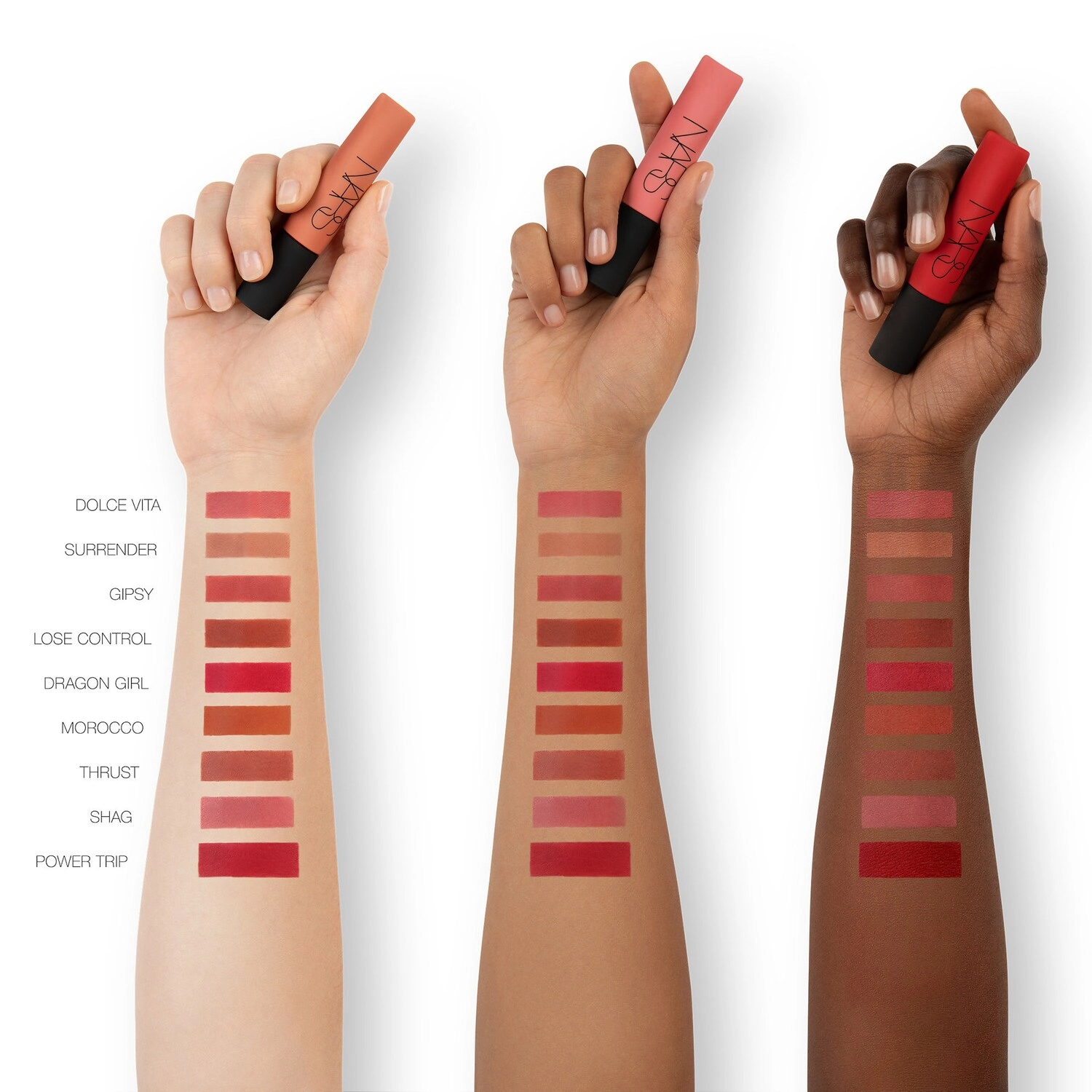 NARS Air Matte Liquid Lipstick in Thrust - Warm Beige - Image 4