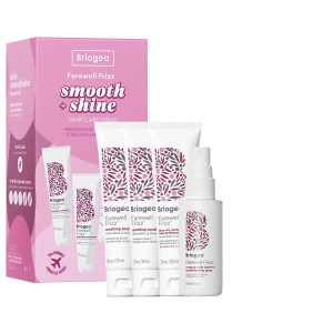 Briogeo Farewell Frizz™ Smooth + Shine Hair Care Travel Kit for Frizz Control + Heat Protection