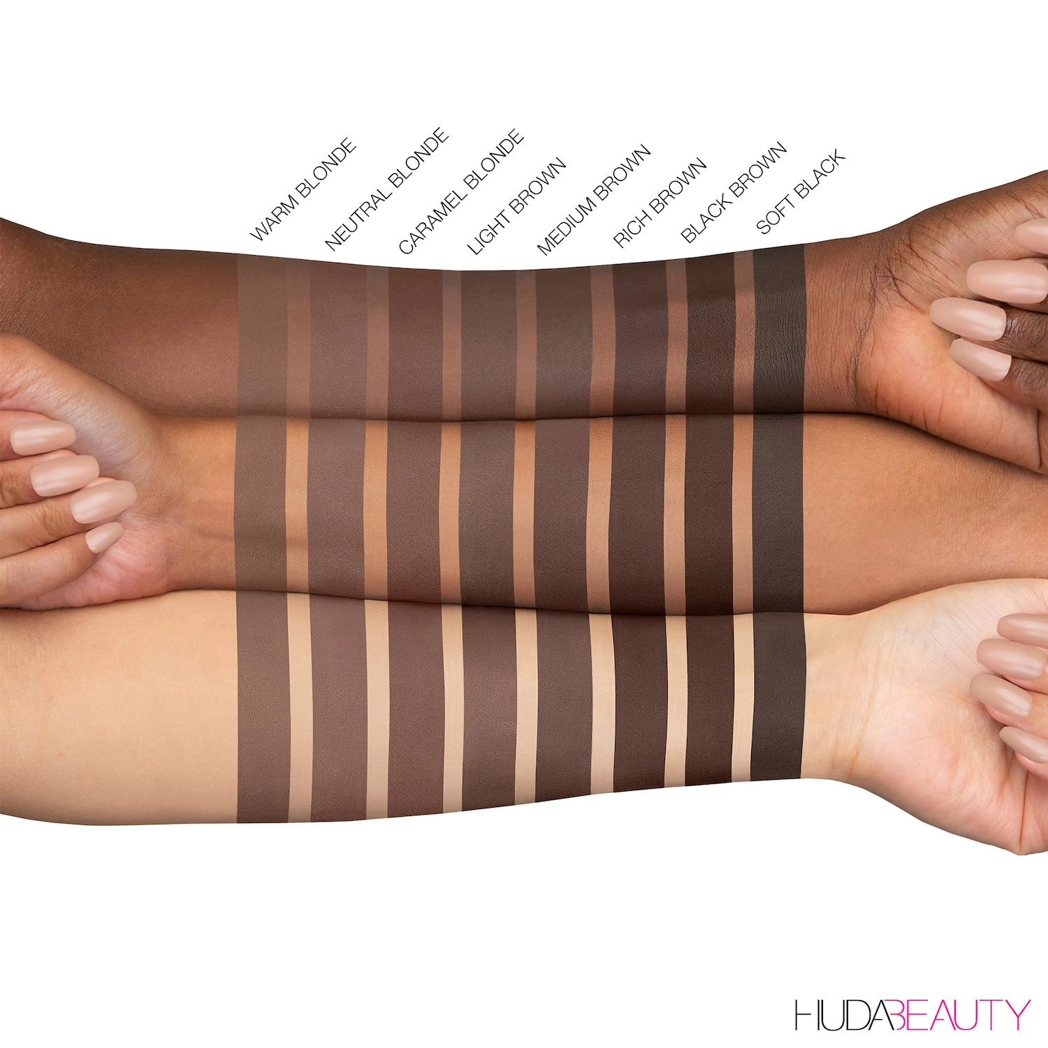 HUDA BEAUTY #BombBrows Full 'n Fluffy Volumizing Fiber Gel - Black Brown - Image 7