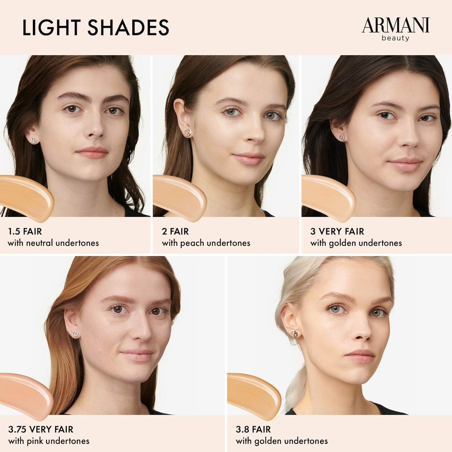 Armani Beauty Luminous Silk Perfect Glow Flawless Oil-Free Foundation Color: 3.8 - Fair with a Golden Undertone - Image 5