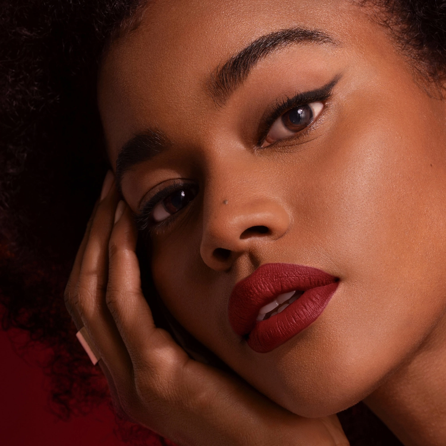 Lancôme L'Absolu Rouge Drama Matte Lipstick 888 French Idol - Cool Brick Rose - Image 4
