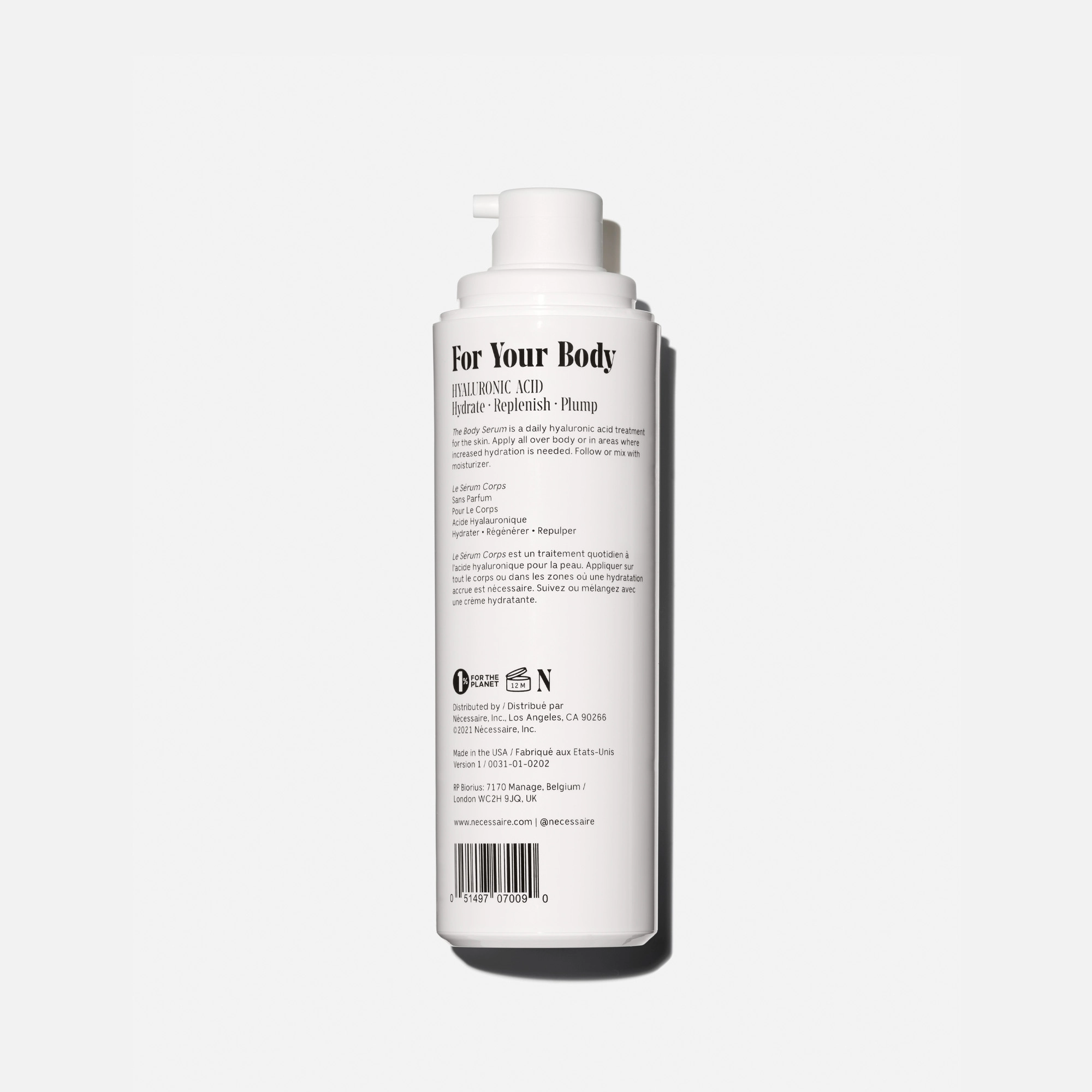 Nécessaire The Body Serum - Hyaluronic Acid, Niacinamide + Ceramide 5.1 oz/150 mL Vegan - Image 4