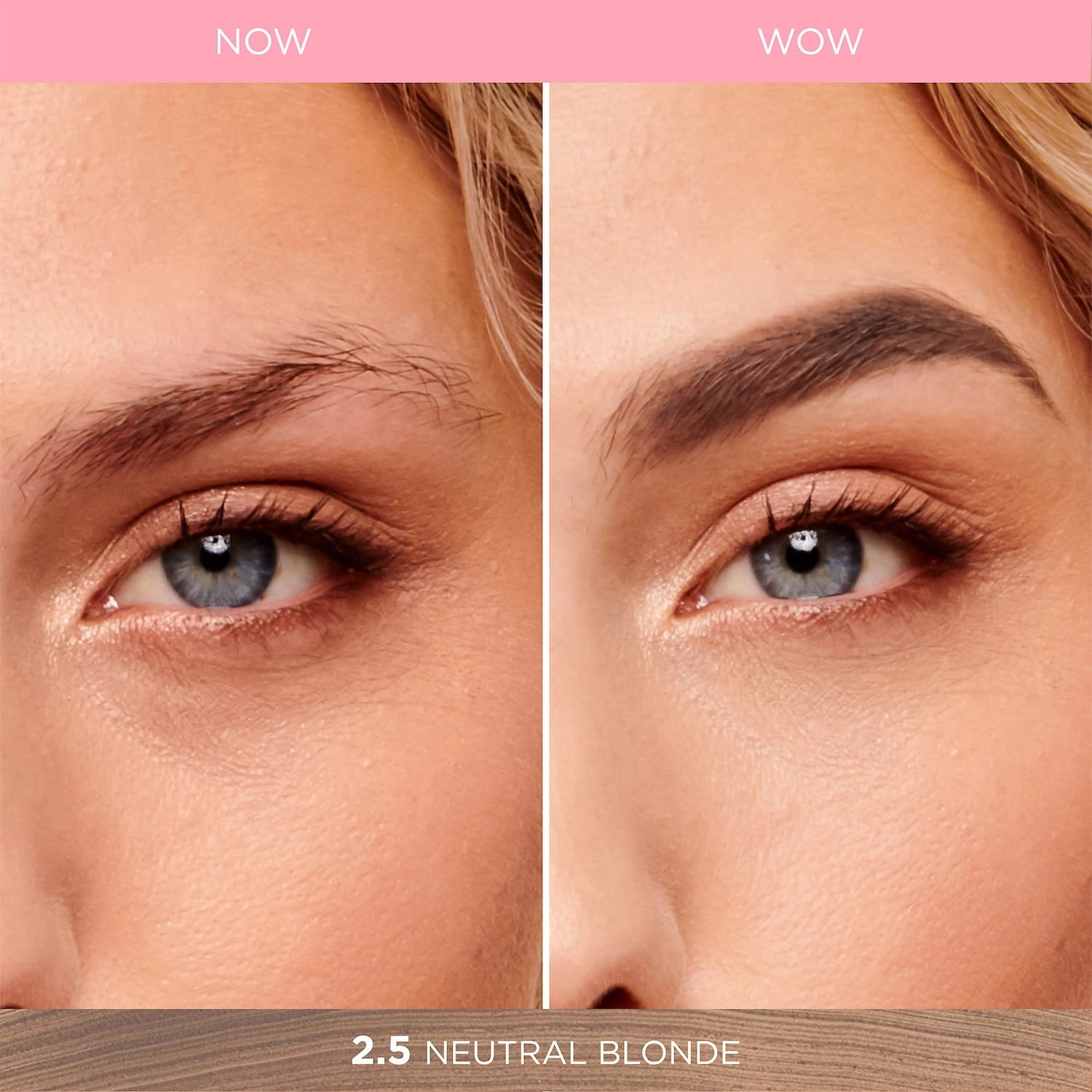 Benefit Cosmetics POWmade Waterproof Brow Pomade Color: 2.5 - Neutral Blonde - Image 2