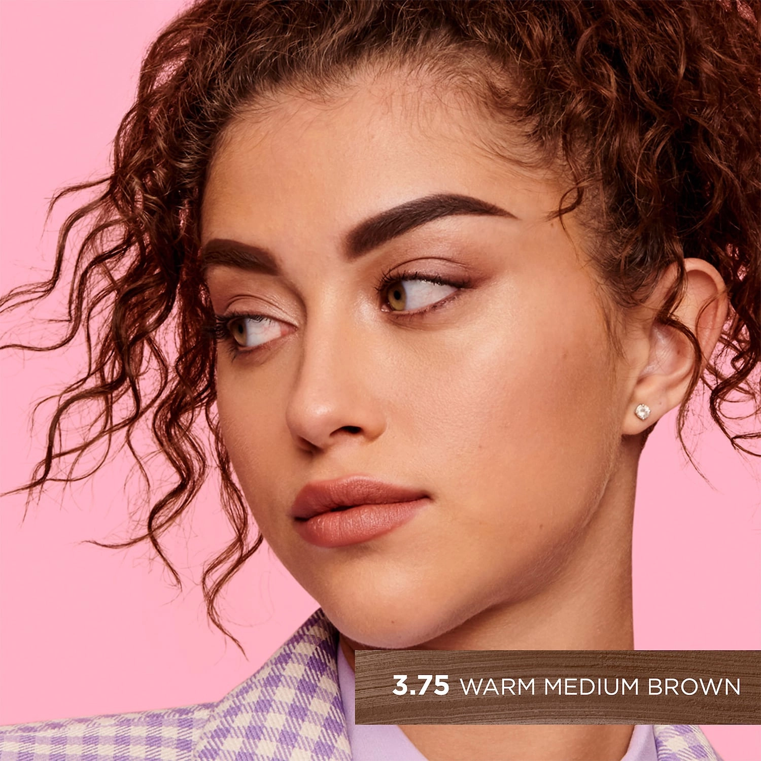 Benefit Cosmetics POWmade Waterproof Brow Pomade Color: 3.75 - Warm Medium Brown - Image 7