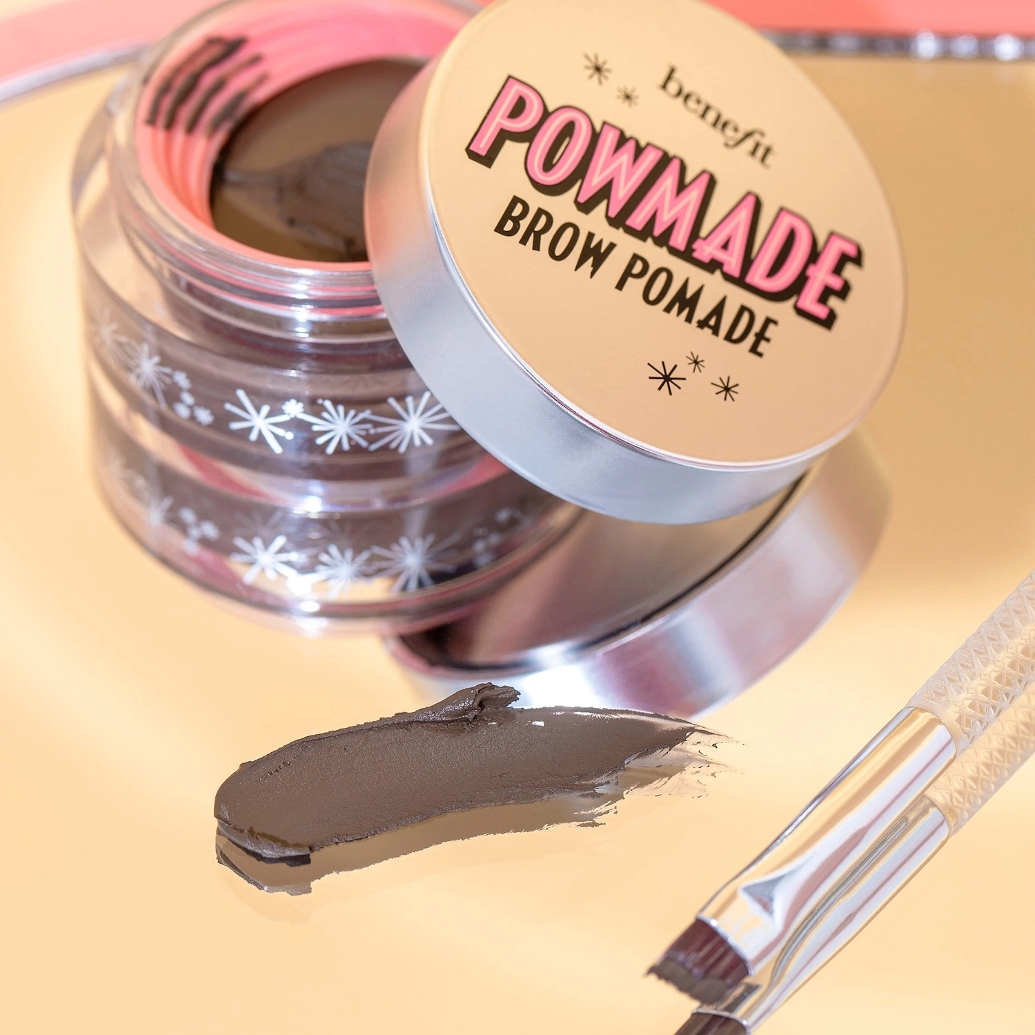 Benefit Cosmetics POWmade Waterproof Brow Pomade Color: 3.75 - Warm Medium Brown - Image 9