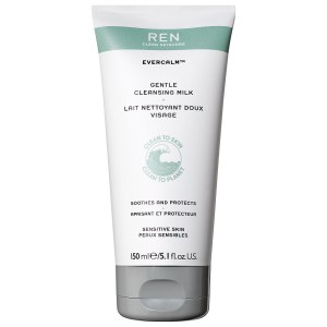 REN Clean Skincare Evercalm Gentle Cleansing Milk 5.1 oz/150 mL - Redness, Pores, Acne/Blemishes