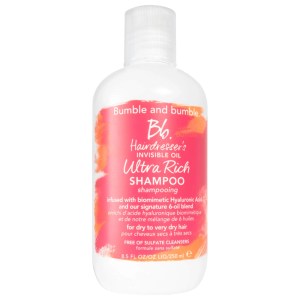 Bumble and bumble Hairdresser's Invisible Oil Ultra Rich Shampoo 8.5 oz/250 mL - Color Care, Hydrating, Damage Repair