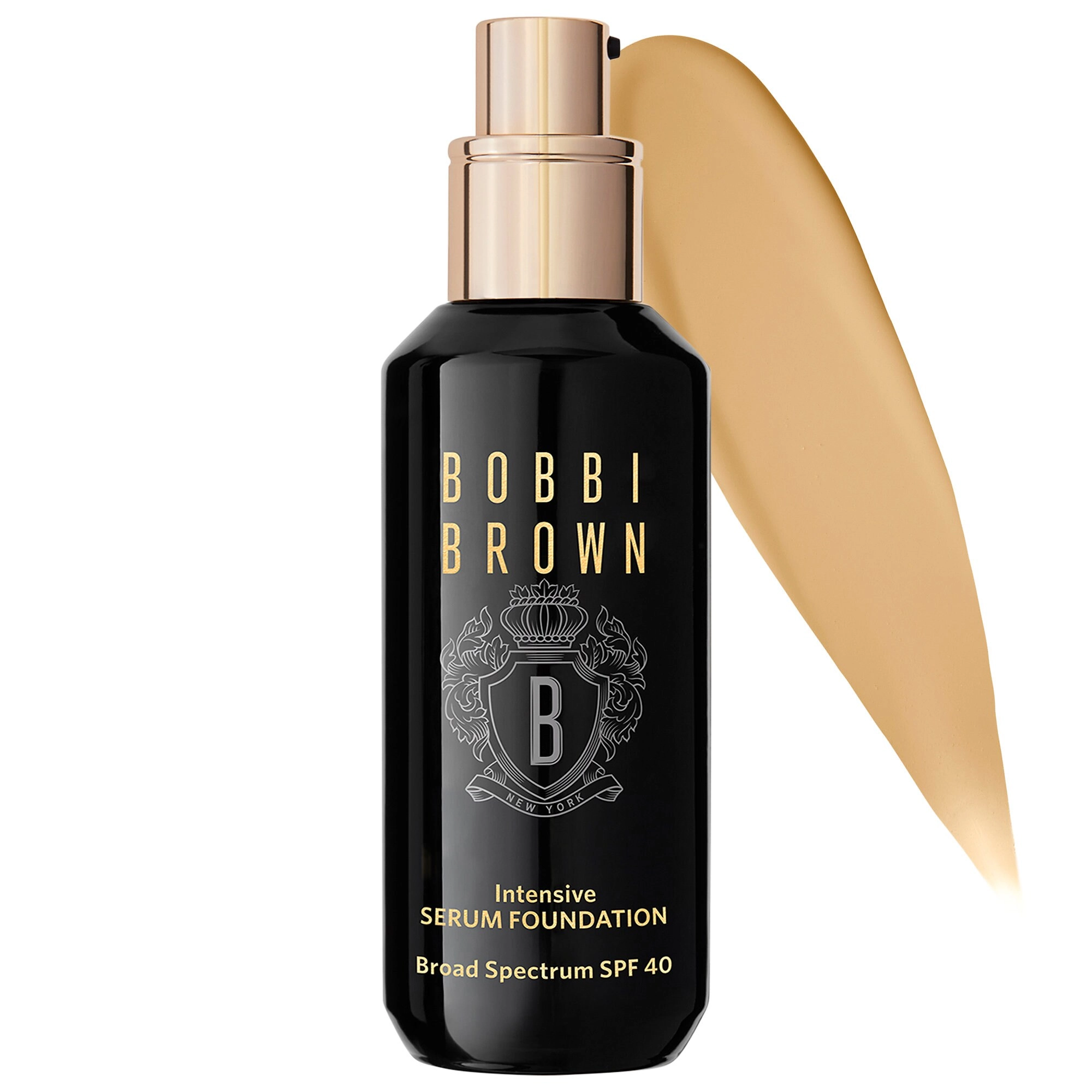 Bobbi Brown Intensive Serum Foundation SPF 40 - Warm Honey, Hyaluronic Acid, Liquid Formula